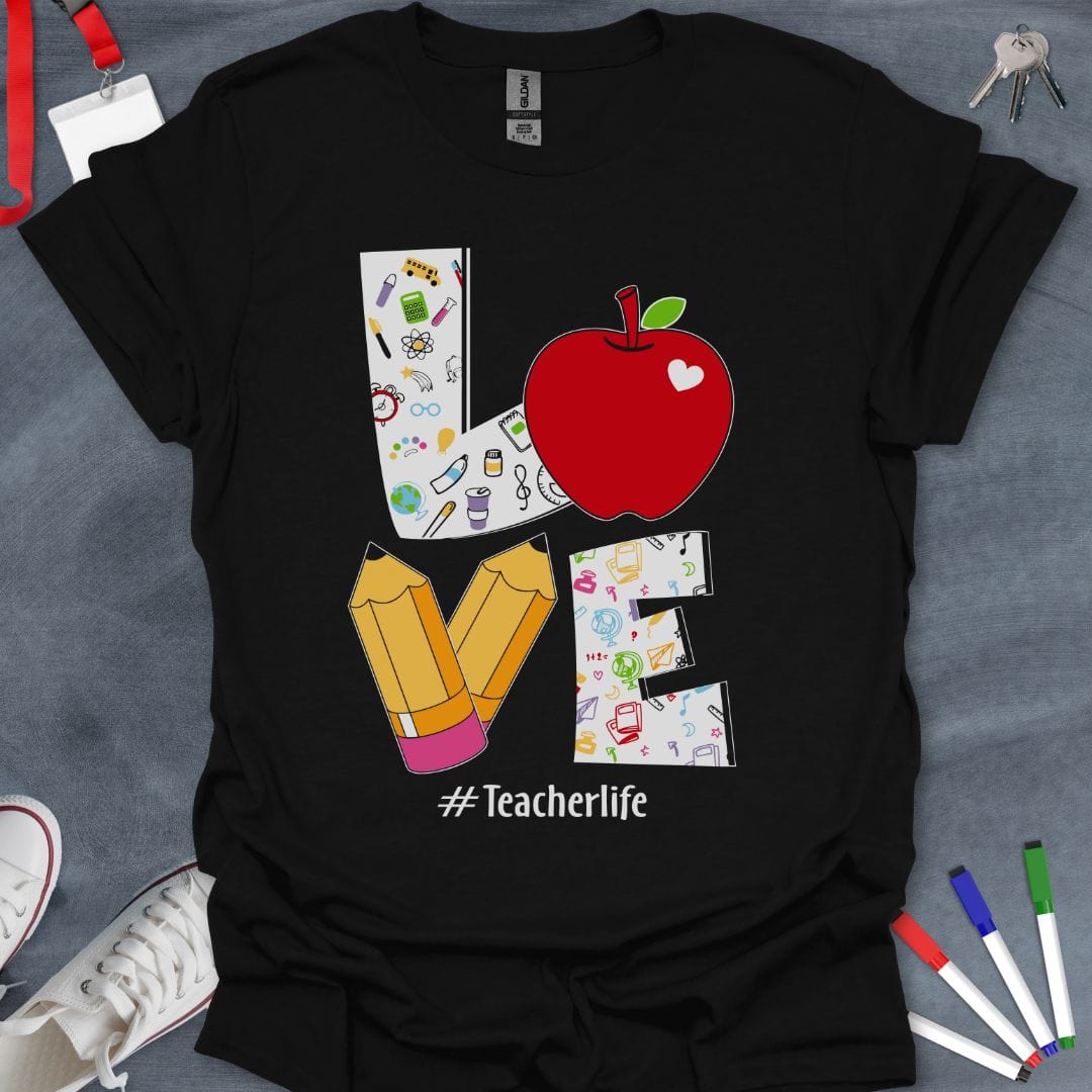 Teacher T-Shirt Black / S Essentials of #TeacherLife T-Shirt
