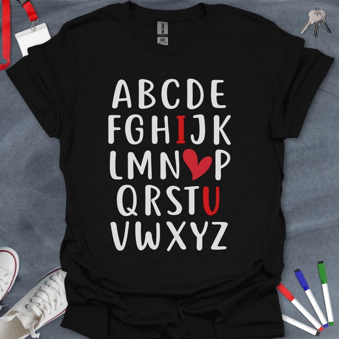Teacher T-Shirt Black / S Love for Letters T-Shirt
