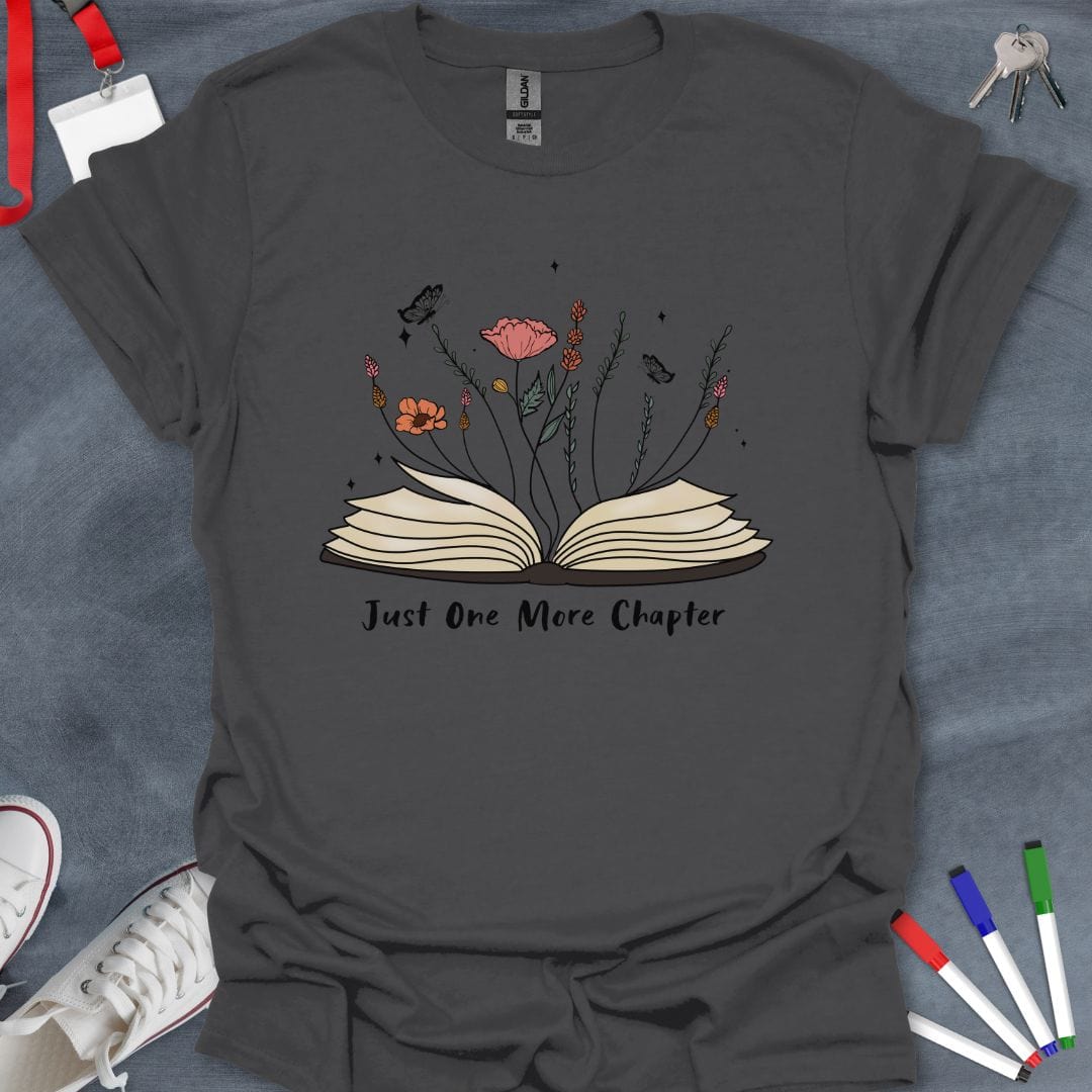 Teacher T-Shirt Charcoal / S Blooming Chapters Educator T-Shirt