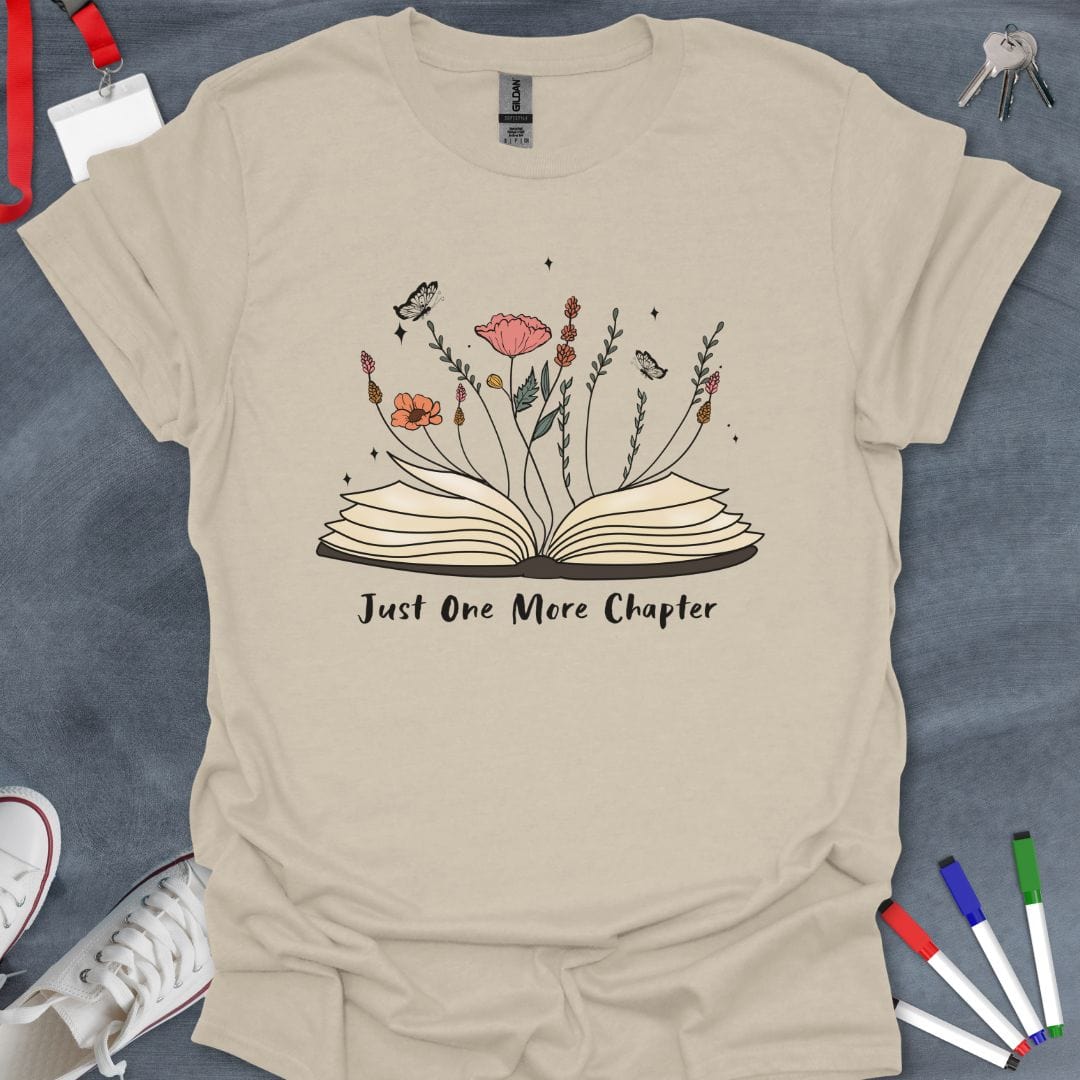 Teacher T-Shirt Natural / S Blooming Chapters Educator T-Shirt