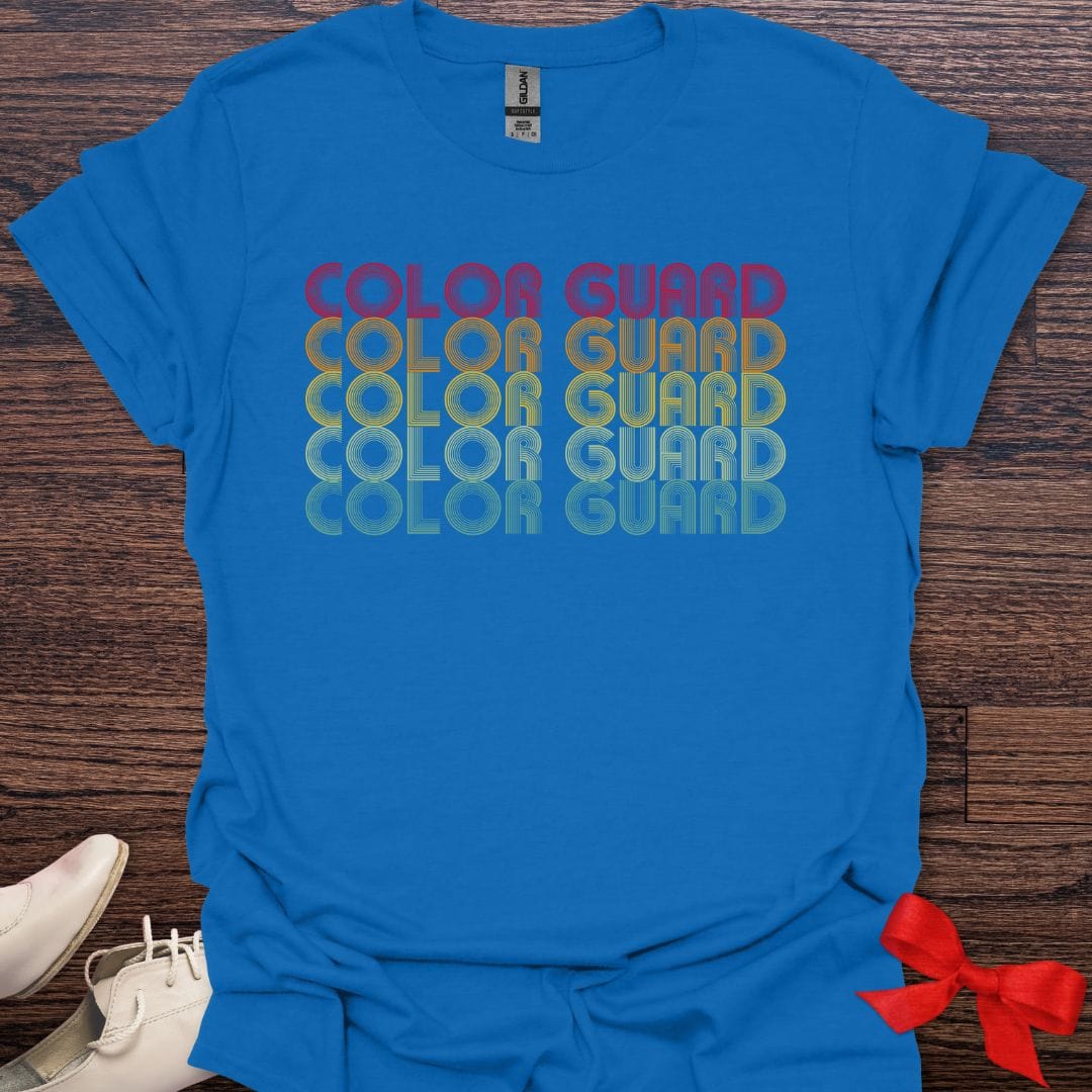 Teacher T-Shirt Royal / S Vibrant Color Guard Pride T-Shirt