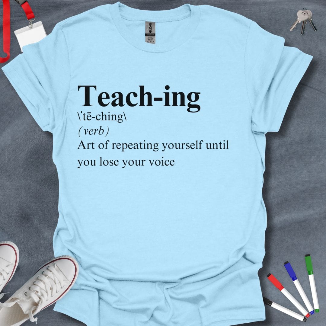 Teacher T-Shirt Light Blue / S Teaching with Purpose T-Shirt