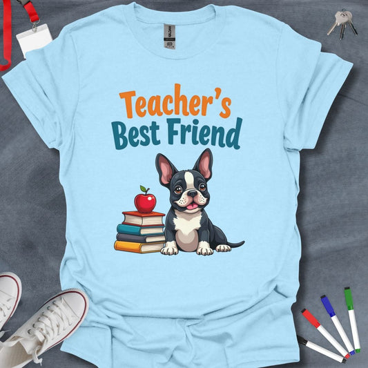 Teacher T-Shirt Light Blue / S Frenchie Pals Educator T-Shirt