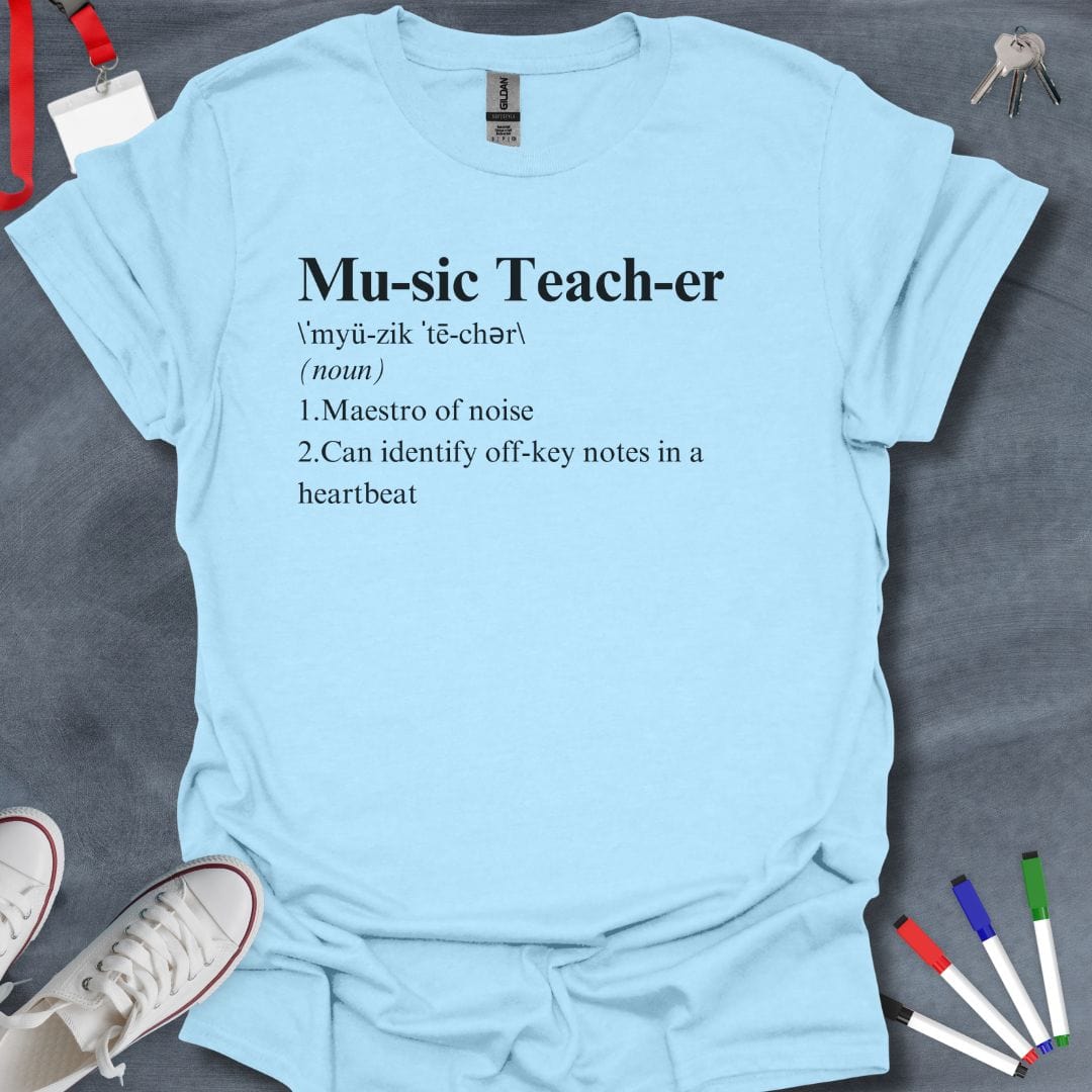 Teacher T-Shirt Light Blue / S Musical Maestro T-Shirt