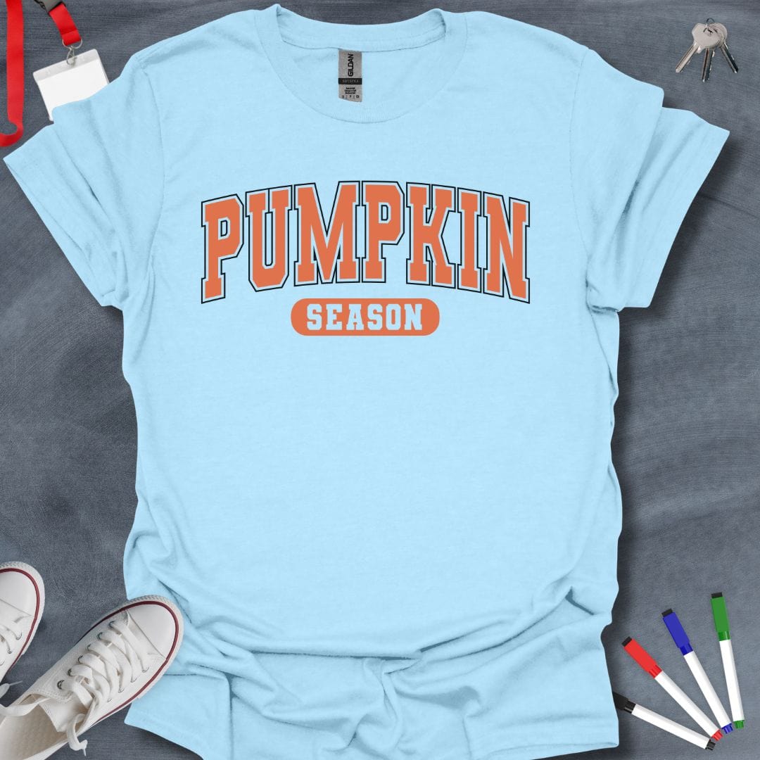 Teacher T-Shirt Light Blue / S Pumpkin Season T-Shirt