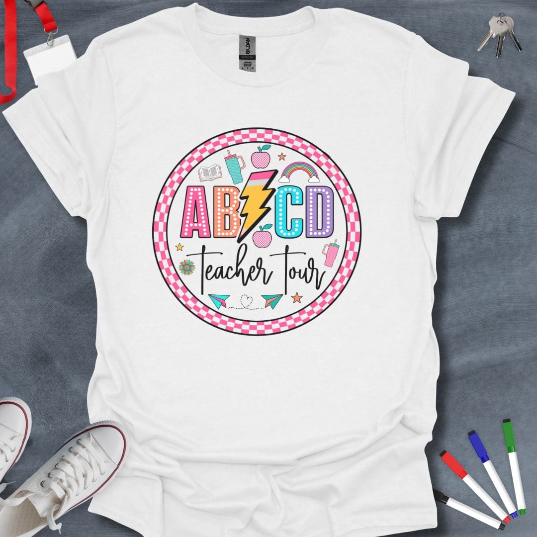 Teacher T-Shirt White / S AB/CD Teacher Rock T-Shirt