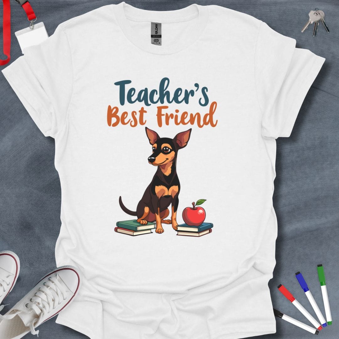 Teacher T-Shirt White / S Min Pin Pals Educator T-Shirt