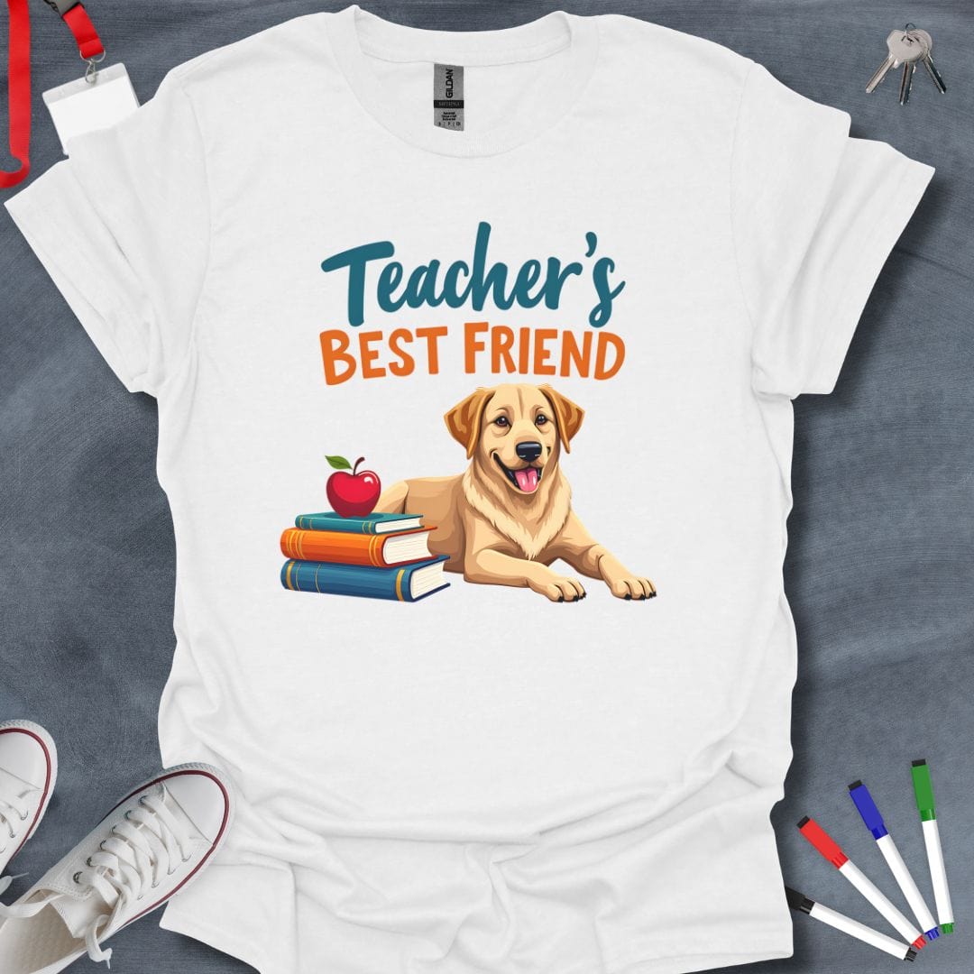 Teacher T-Shirt White / S Labrador Retriever Pals Educator T-Shirt