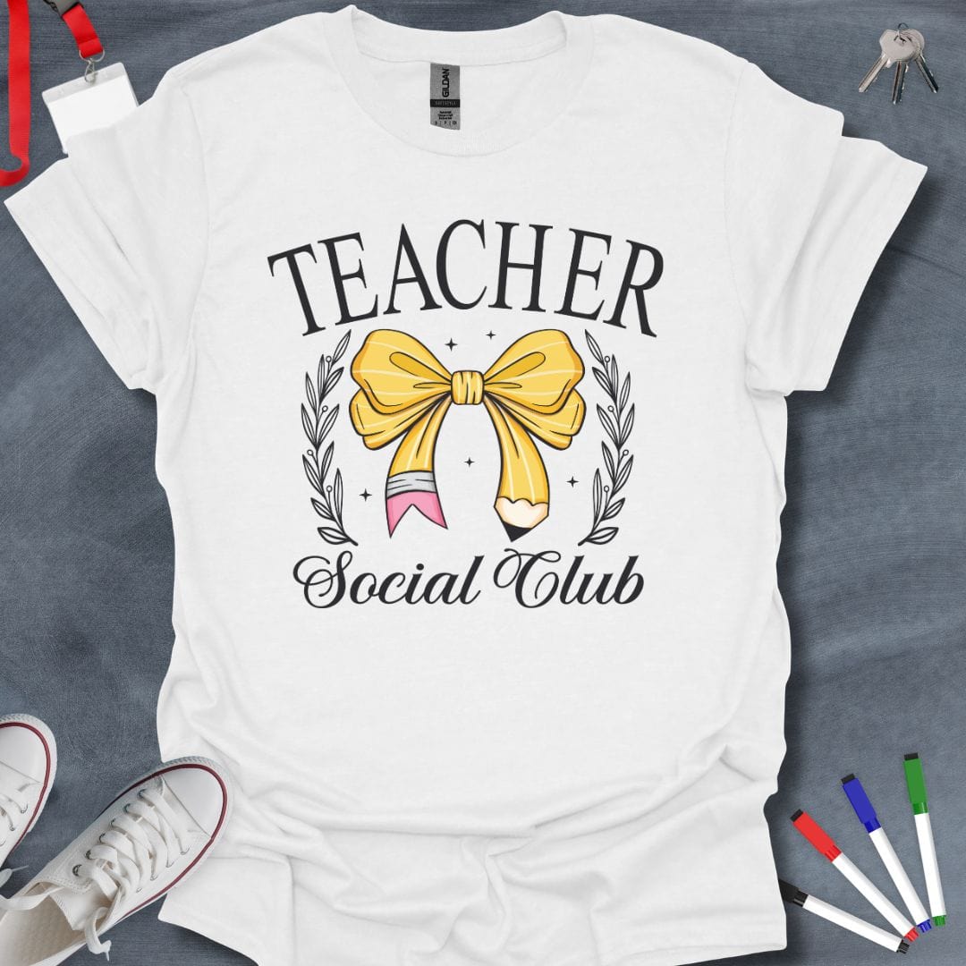 Teacher T-Shirt White / S Teacher Social Club T-Shirt