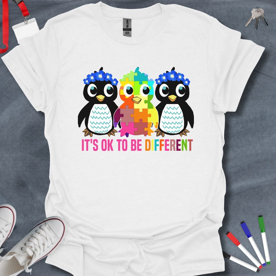 Teacher T-Shirt White / S Diversity Penguins T-Shirt