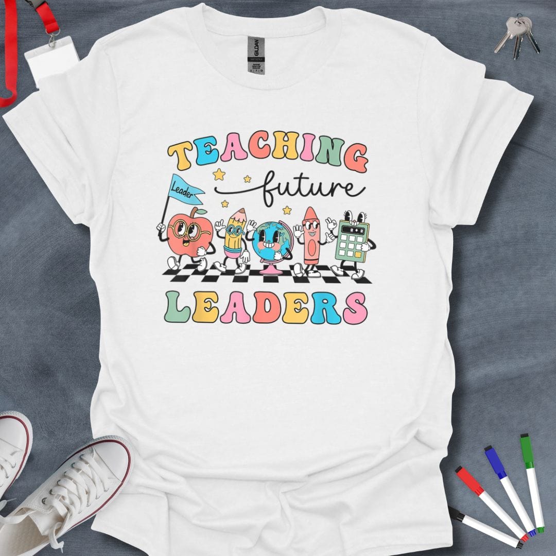 Teacher T-Shirt White / S Shaping Future Leaders T-Shirt