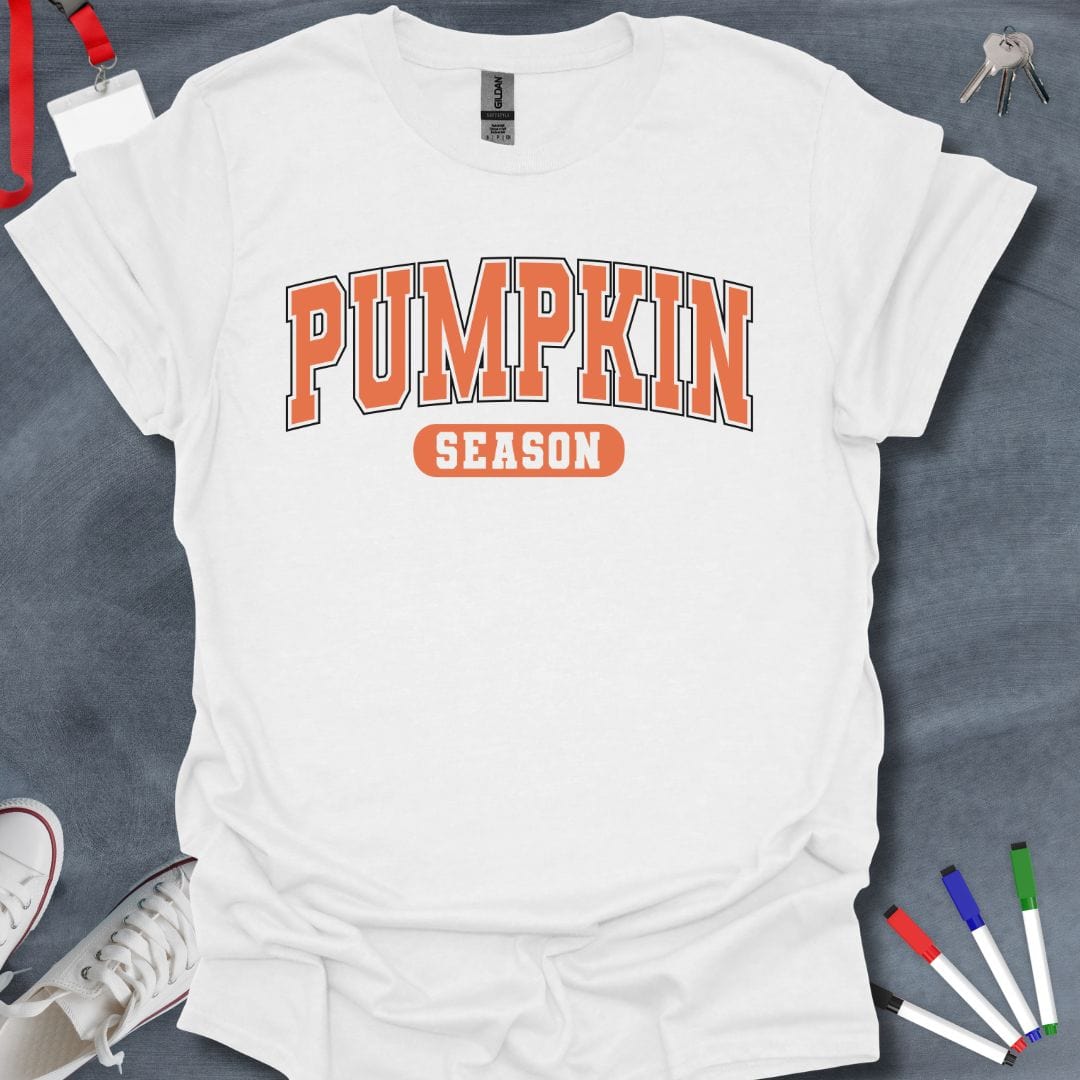 Teacher T-Shirt White / S Pumpkin Season T-Shirt