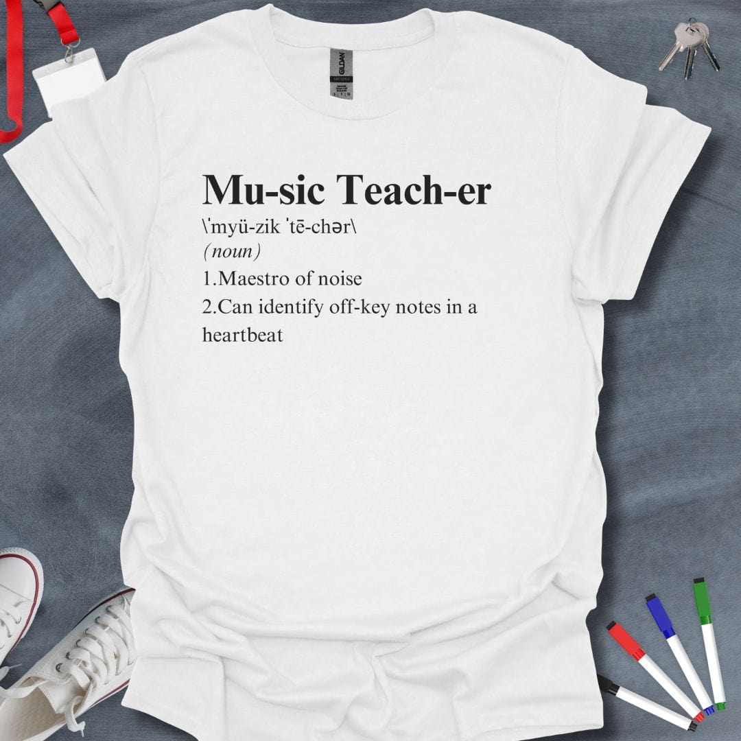 Teacher T-Shirt White / S Musical Maestro T-Shirt