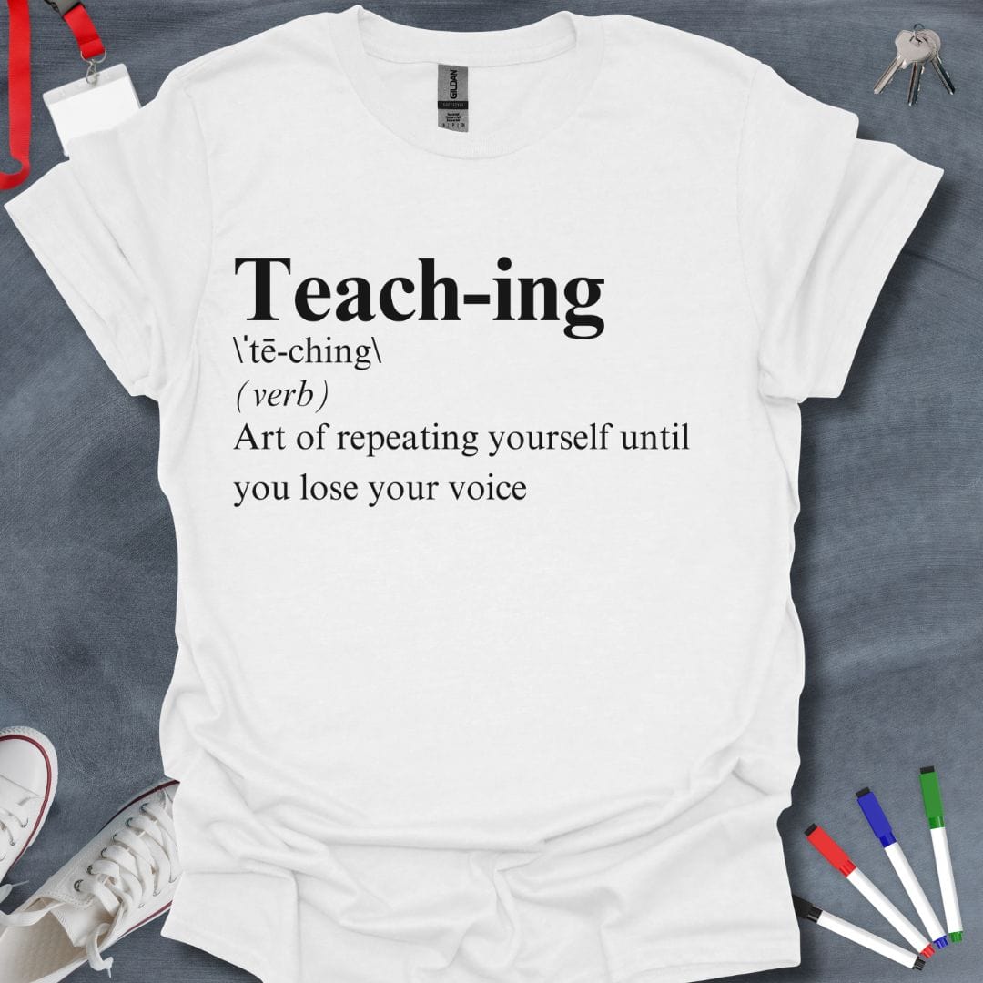 Teacher T-Shirt White / S Teaching with Purpose T-Shirt