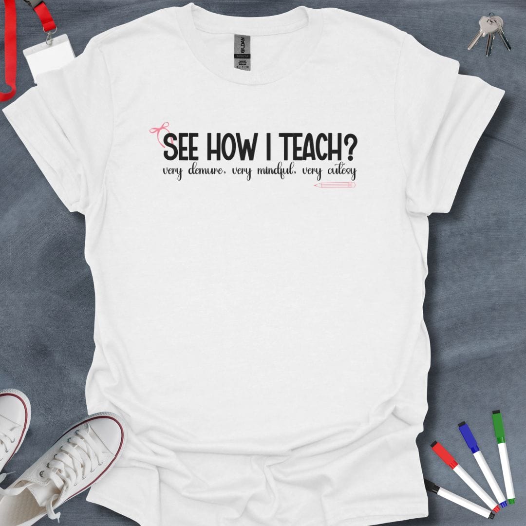 Teacher T-Shirt White / S Delicate Teachings T-Shirt