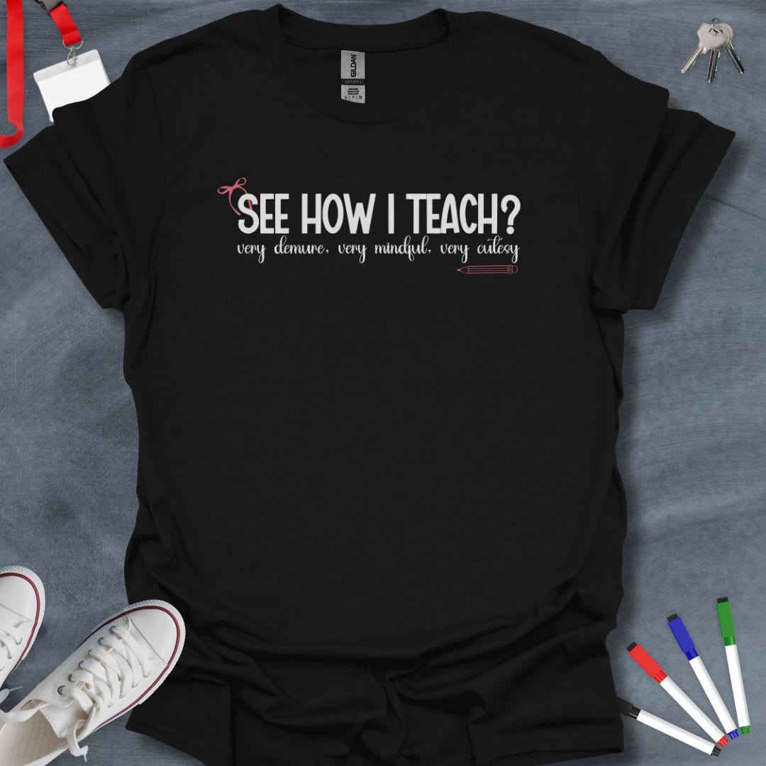 Teacher T-Shirt Black / S Delicate Teachings T-Shirt