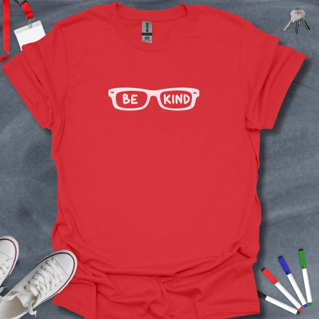 Teacher T-Shirt Red / S Visionary Kindness Teacher T-Shirt