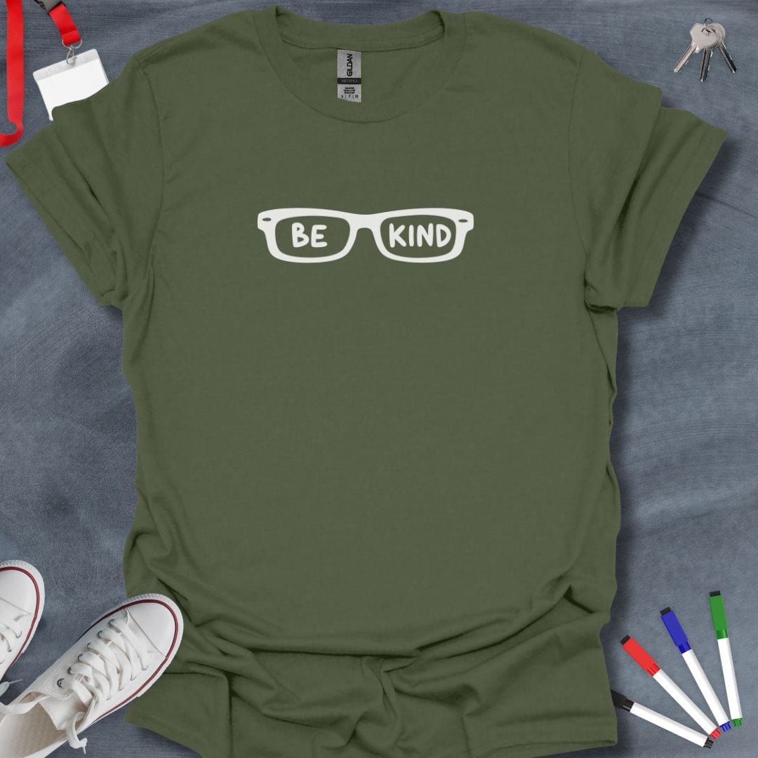 Teacher T-Shirt Military Green / S Visionary Kindness Teacher T-Shirt