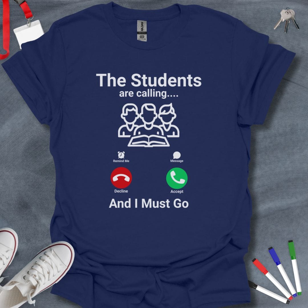 Teacher T-Shirt Navy / S Call of Duty Teacher T-Shirt