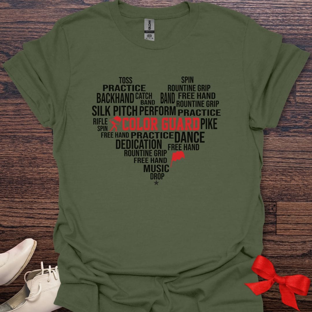 Teacher T-Shirt Military Green / S Color Guard Command T-Shirt