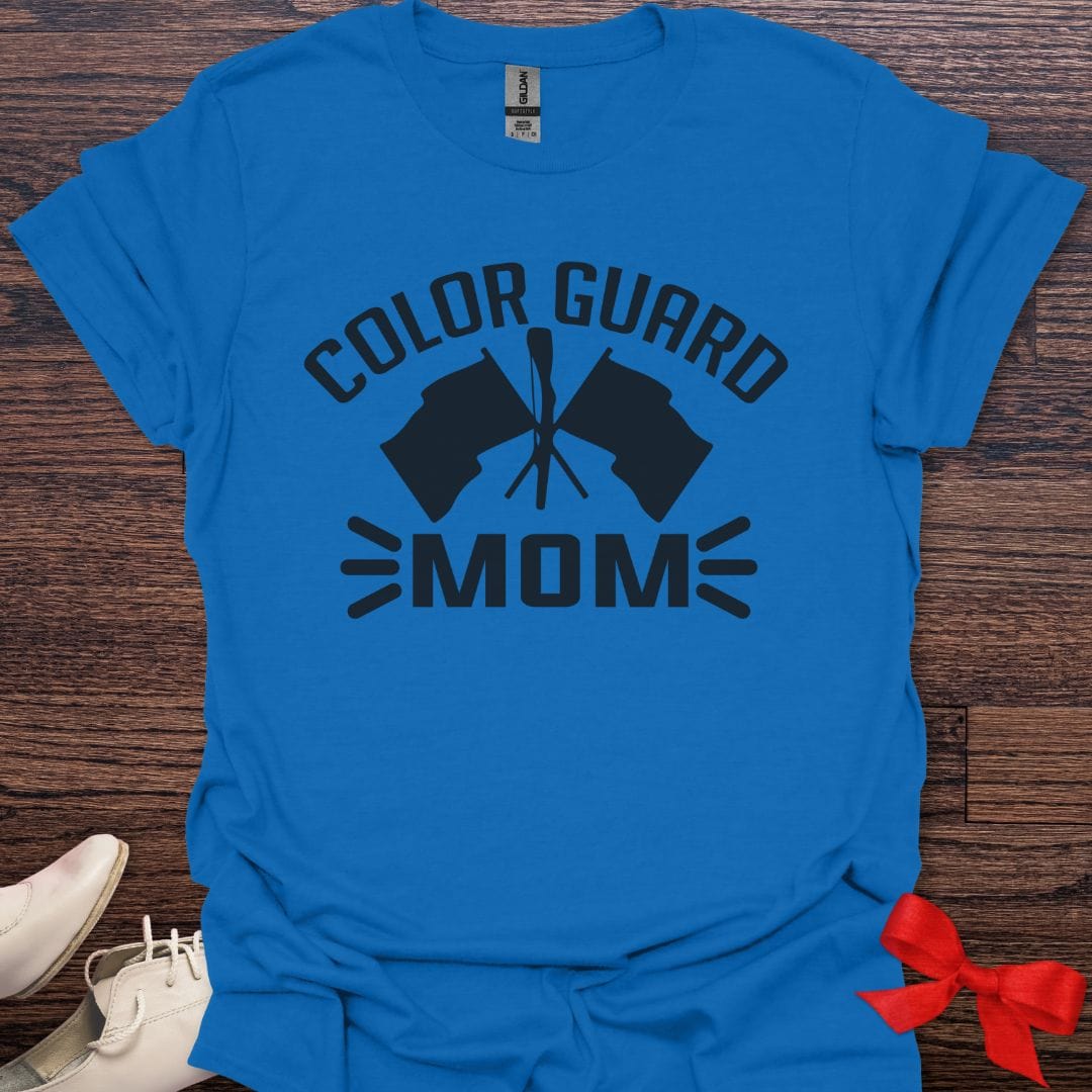 Teacher T-Shirt Royal / S Color Guard Mom Pride T-Shirt