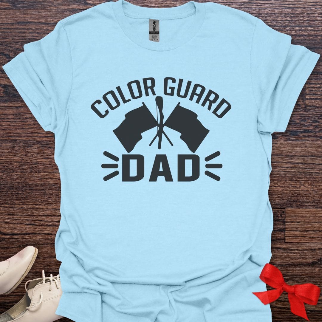 Teacher T-Shirt Light Blue / S Color Guard Dad Pride T-Shirt