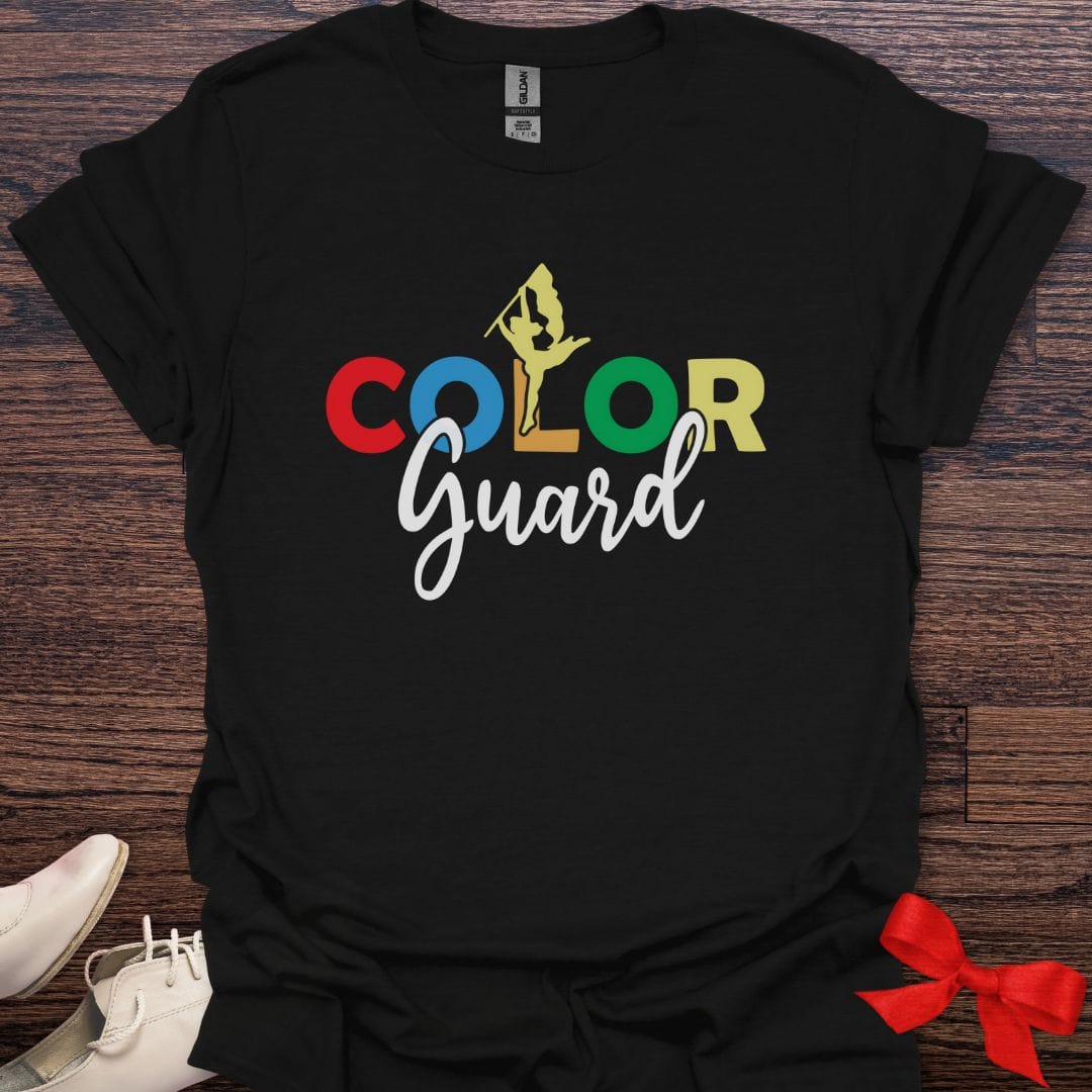 Teacher T-Shirt Black / S Colorful Color Guard T-Shirt