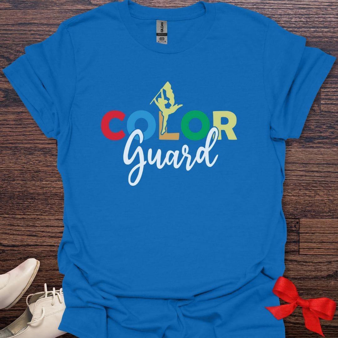 Teacher T-Shirt Royal / S Colorful Color Guard T-Shirt