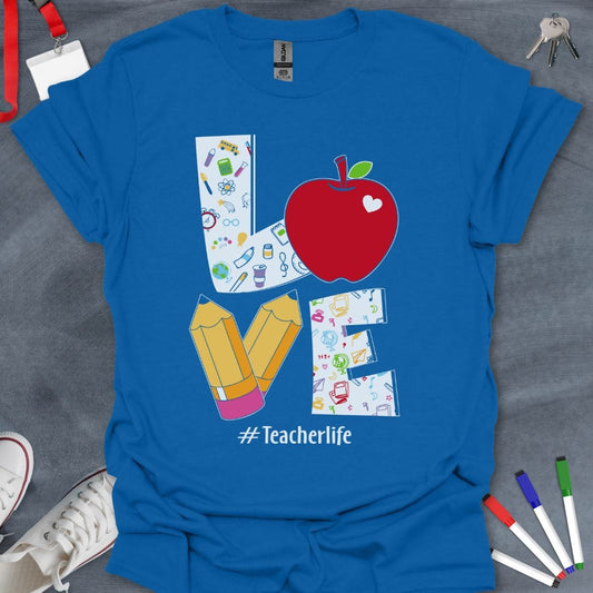 Teacher T-Shirt Royal / S Essentials of #TeacherLife T-Shirt