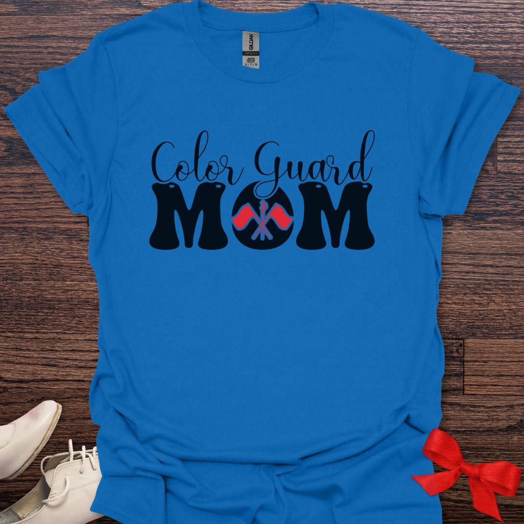 Teacher T-Shirt Royal / S Color Guard Mom Emblem T-Shirt