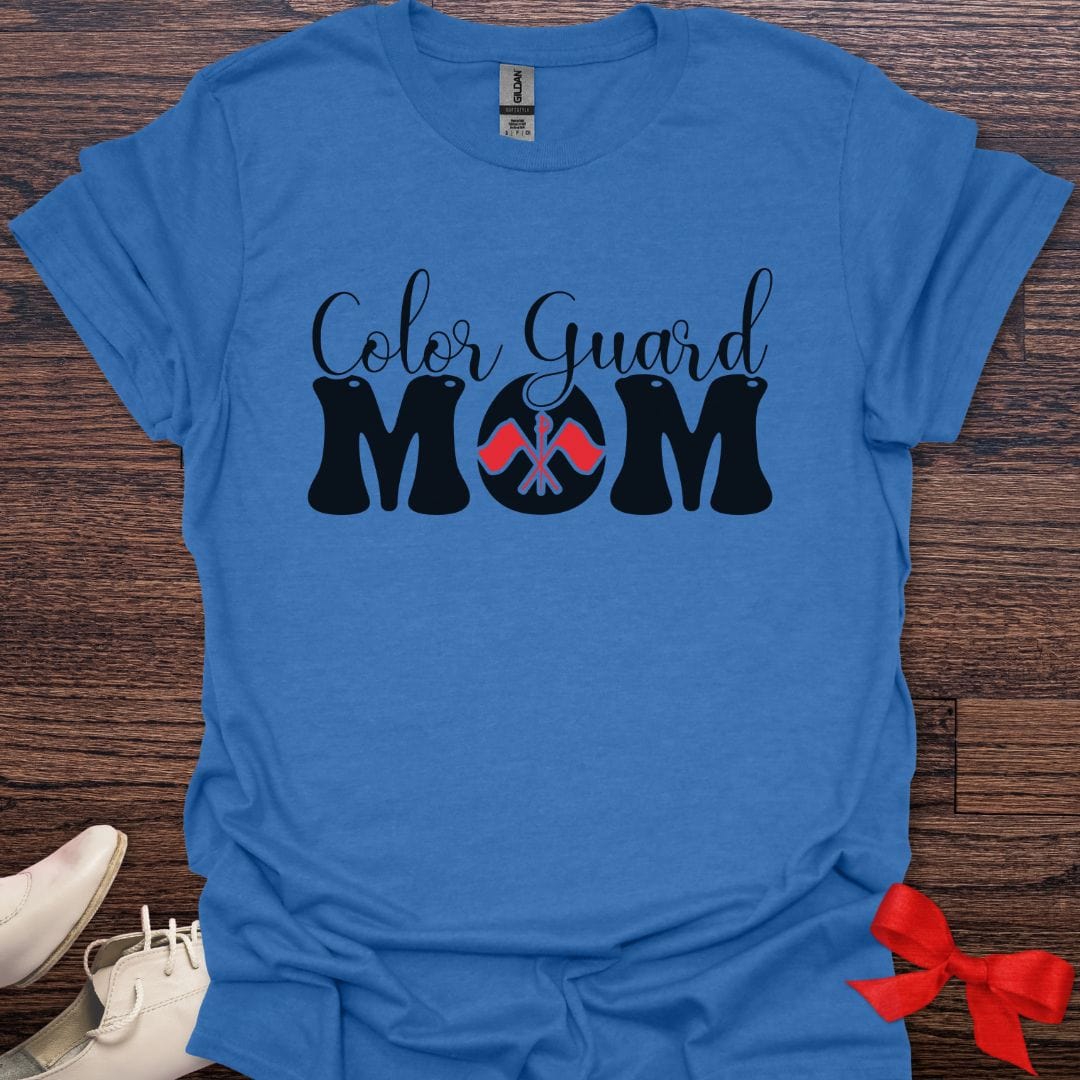 Teacher T-Shirt Heather Royal / S Color Guard Mom Emblem T-Shirt