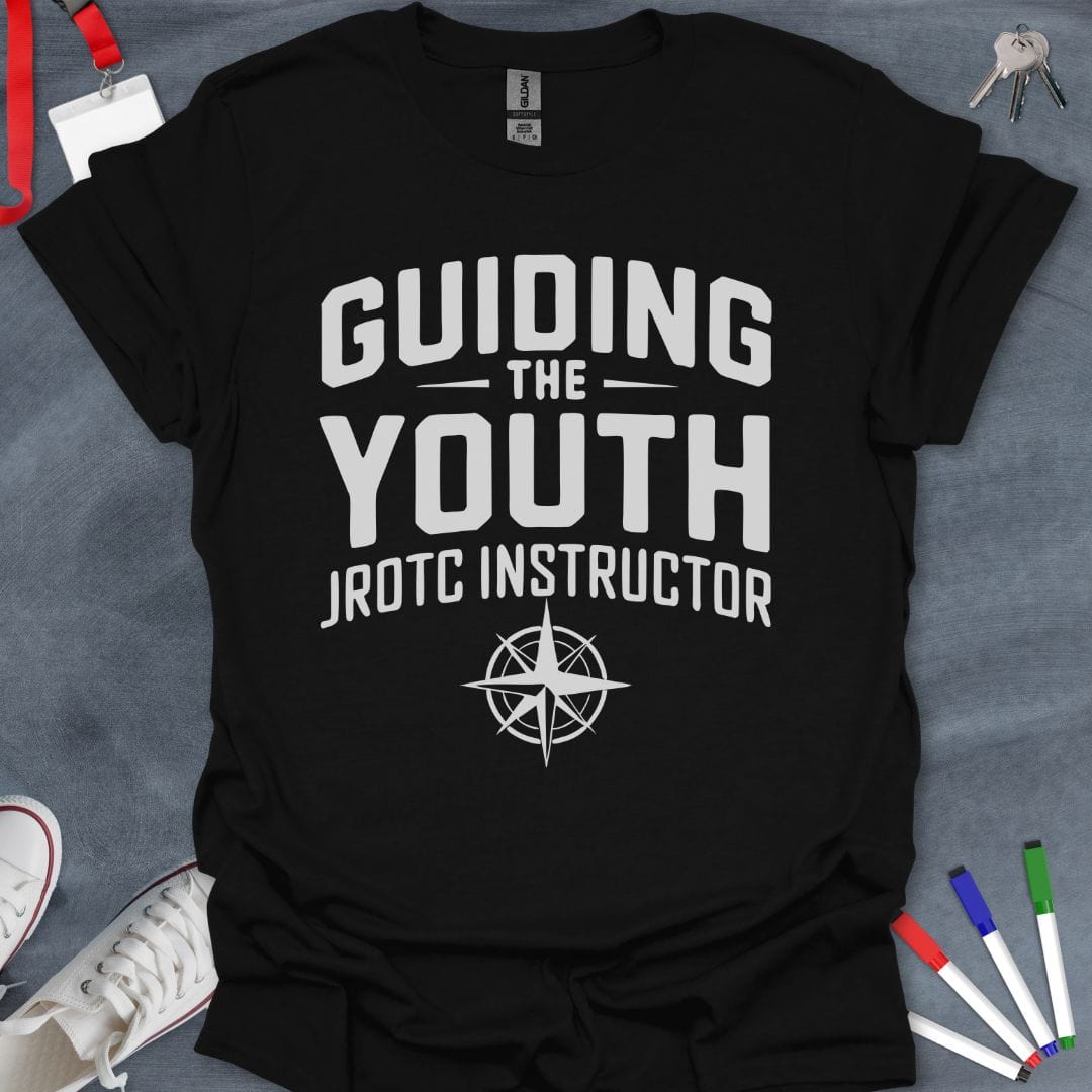 Teacher T-Shirt Black / S Guiding the Youth JROTC Instructor T-Shirt