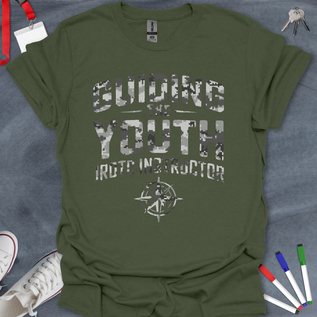 Teacher T-Shirt Military Green / S Urban Camo JROTC Instructor T-Shirt