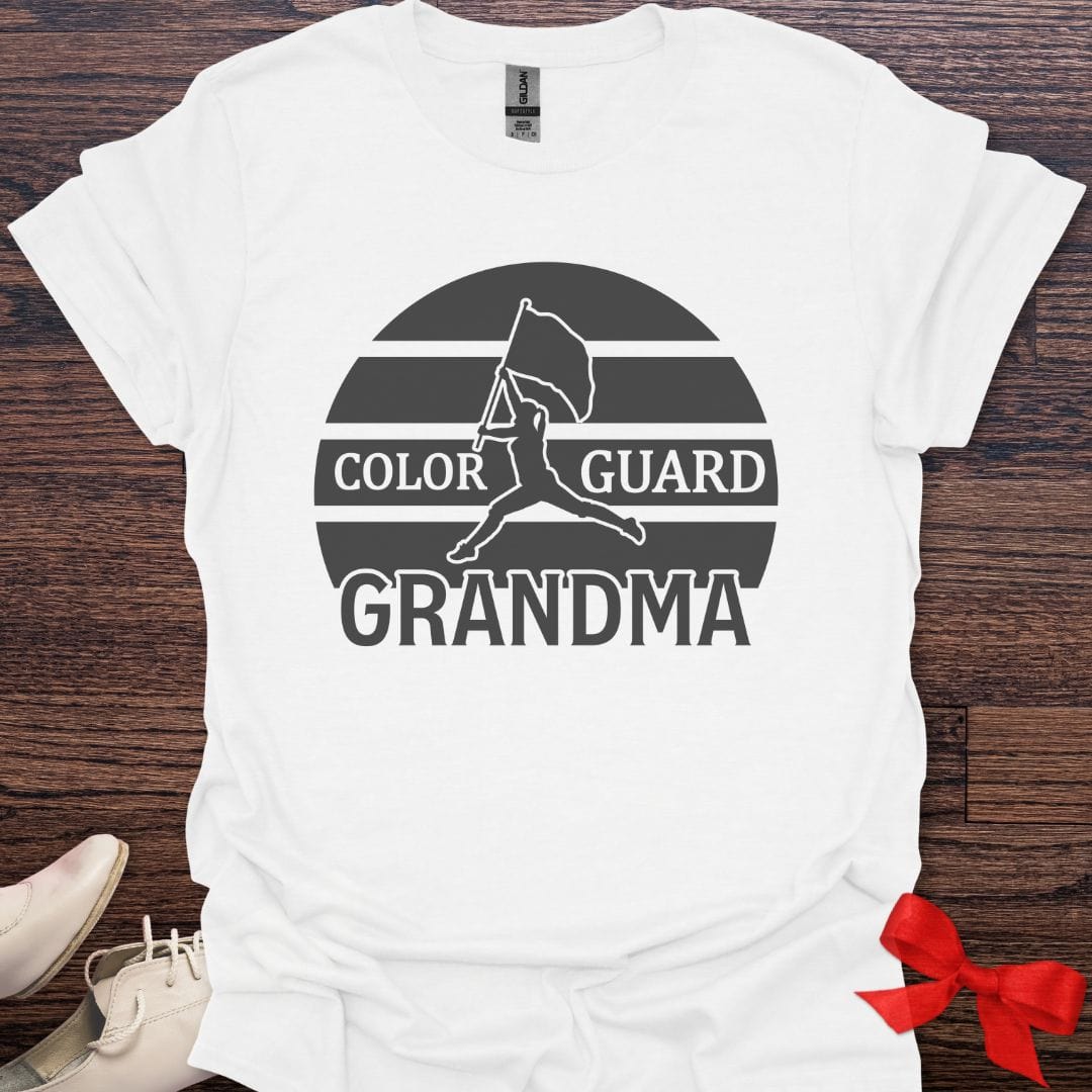 Teacher T-Shirt White / S Color Guard Grandma Pride T-Shirt