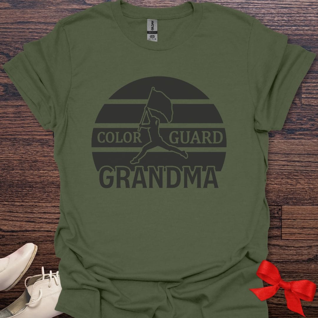 Teacher T-Shirt Military Green / S Color Guard Grandma Pride T-Shirt