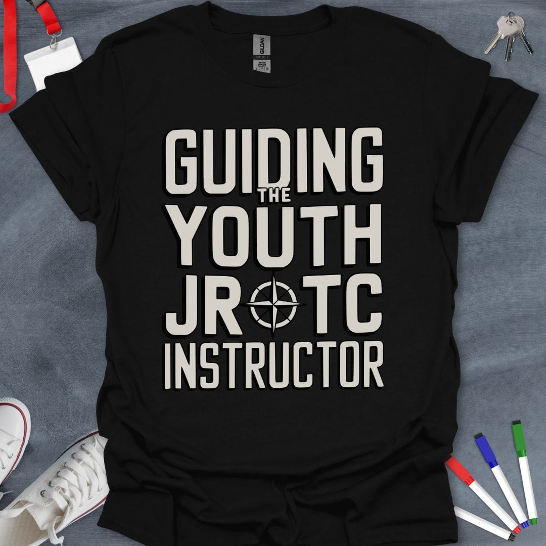 Teacher T-Shirt Black / S Guiding the Youth JROTC Instructor T-Shirt