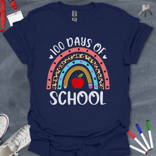 100 Days of School Rainbow Celebration T-Shirt