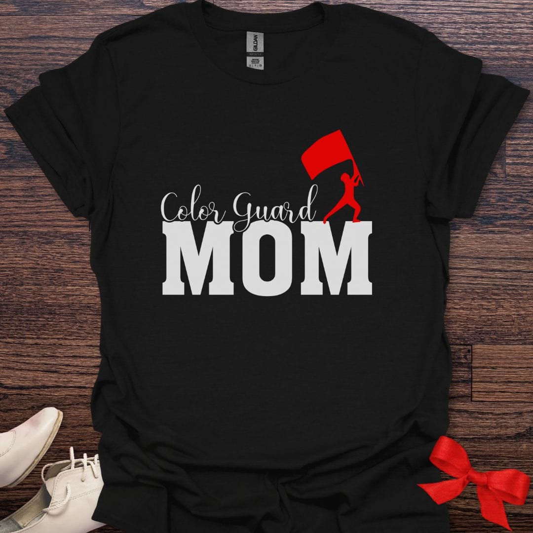 Teacher T-Shirt Black / S Color Guard Mom T-Shirt