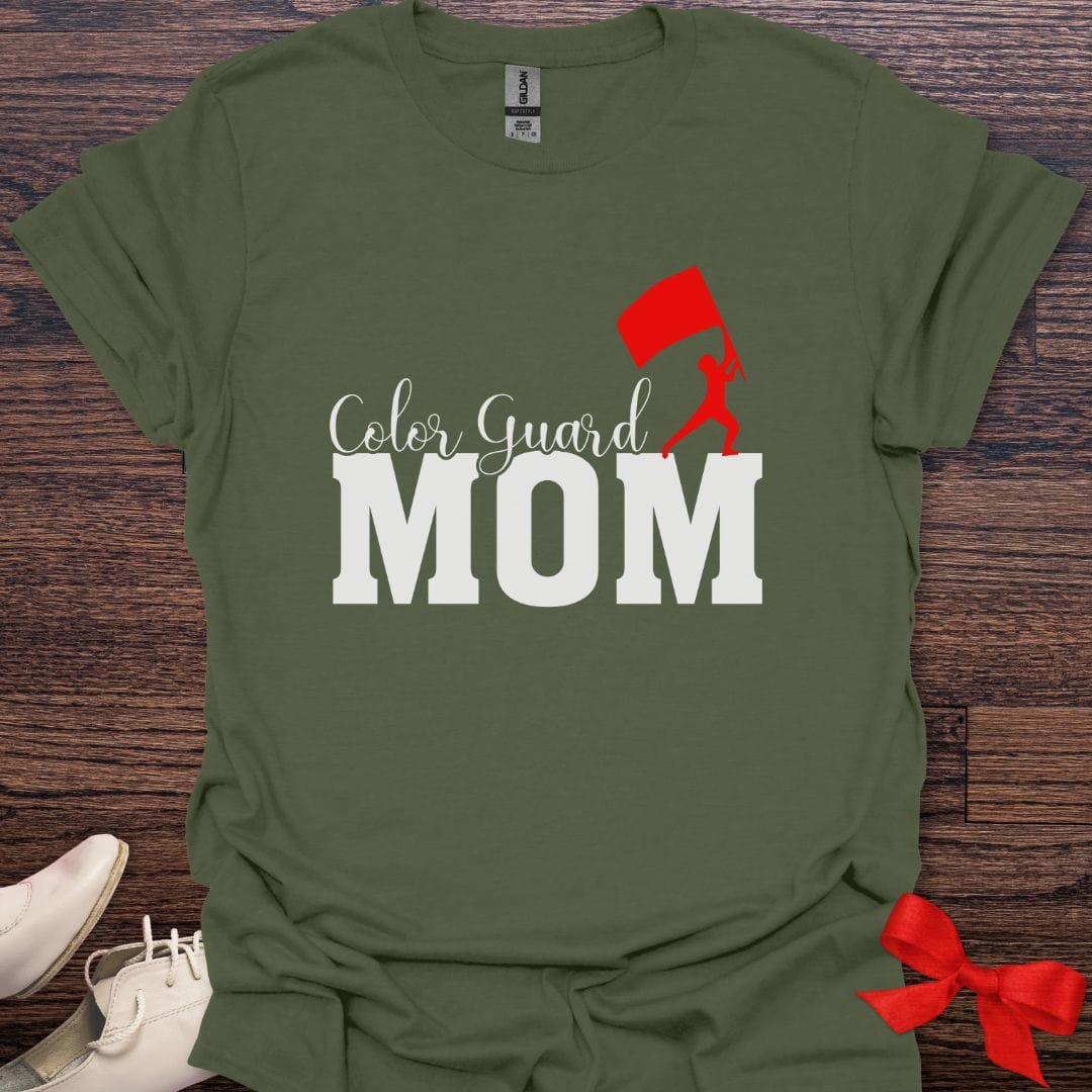 Teacher T-Shirt Military Green / S Color Guard Mom T-Shirt