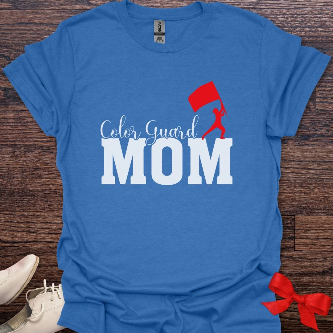 Teacher T-Shirt Heather Royal / S Color Guard Mom T-Shirt