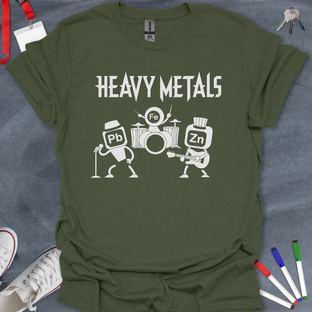 Teacher T-Shirt Military Green / S Heavy Metals Band T-Shirt