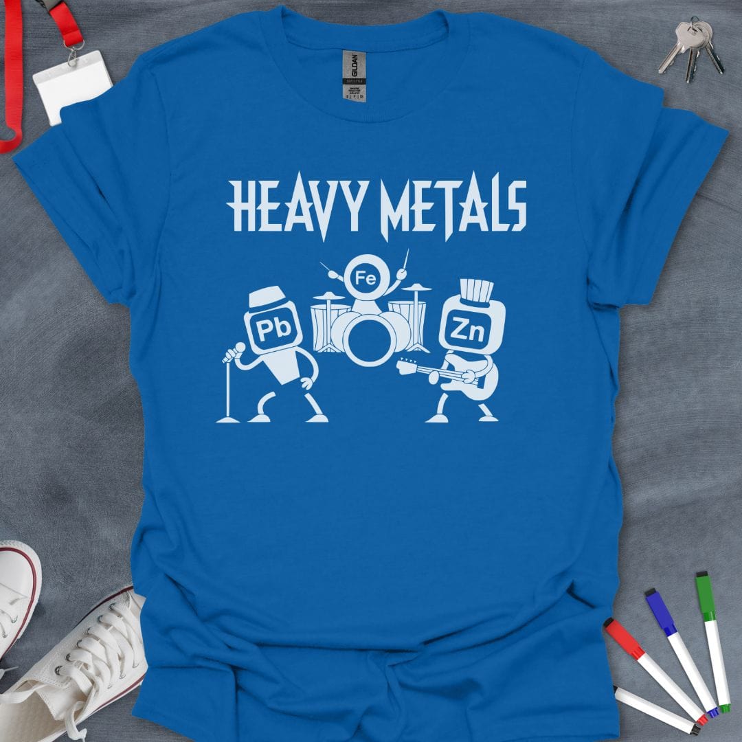 Teacher T-Shirt Royal / S Heavy Metals Band T-Shirt