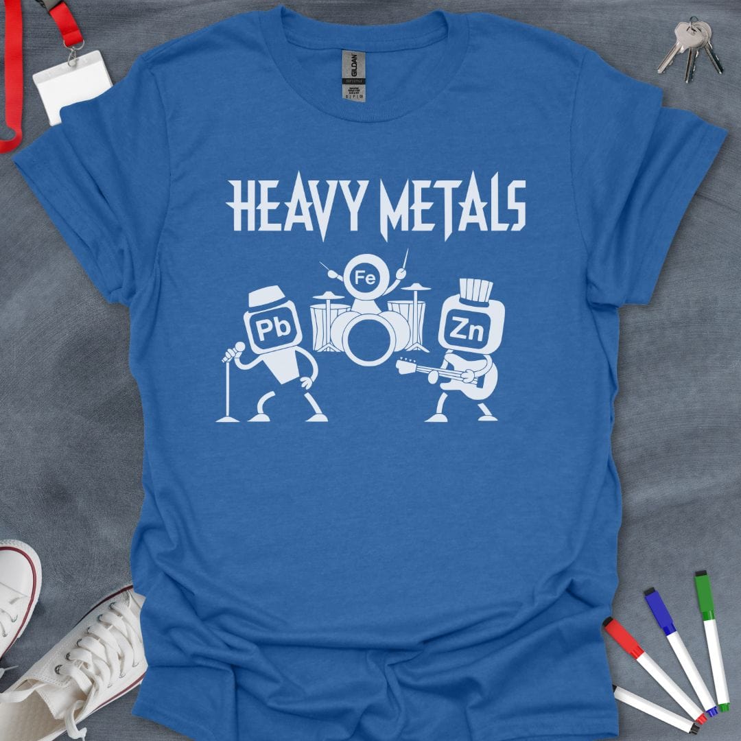 Teacher T-Shirt Heather Royal / S Heavy Metals Band T-Shirt