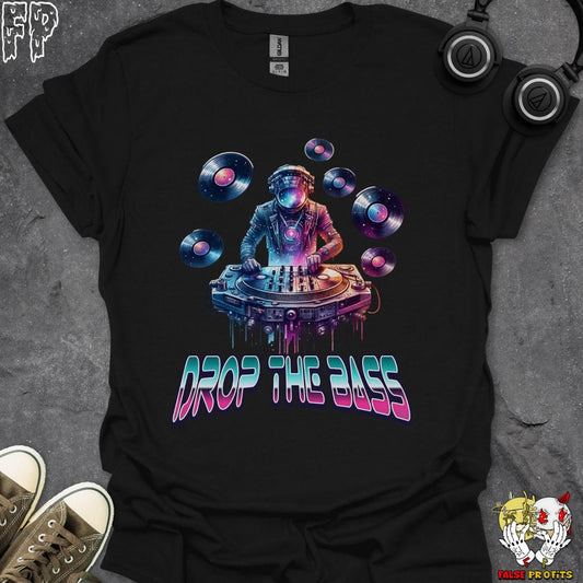 Teacher T-Shirt Black / S Cosmic DJ Drop the Bass T-Shirt