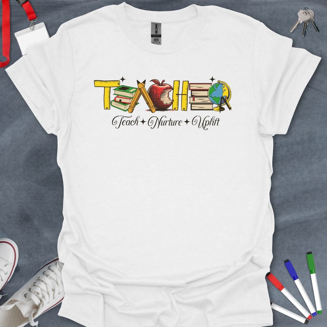 Teacher T-Shirt White / S Educational Essentials T-Shirt