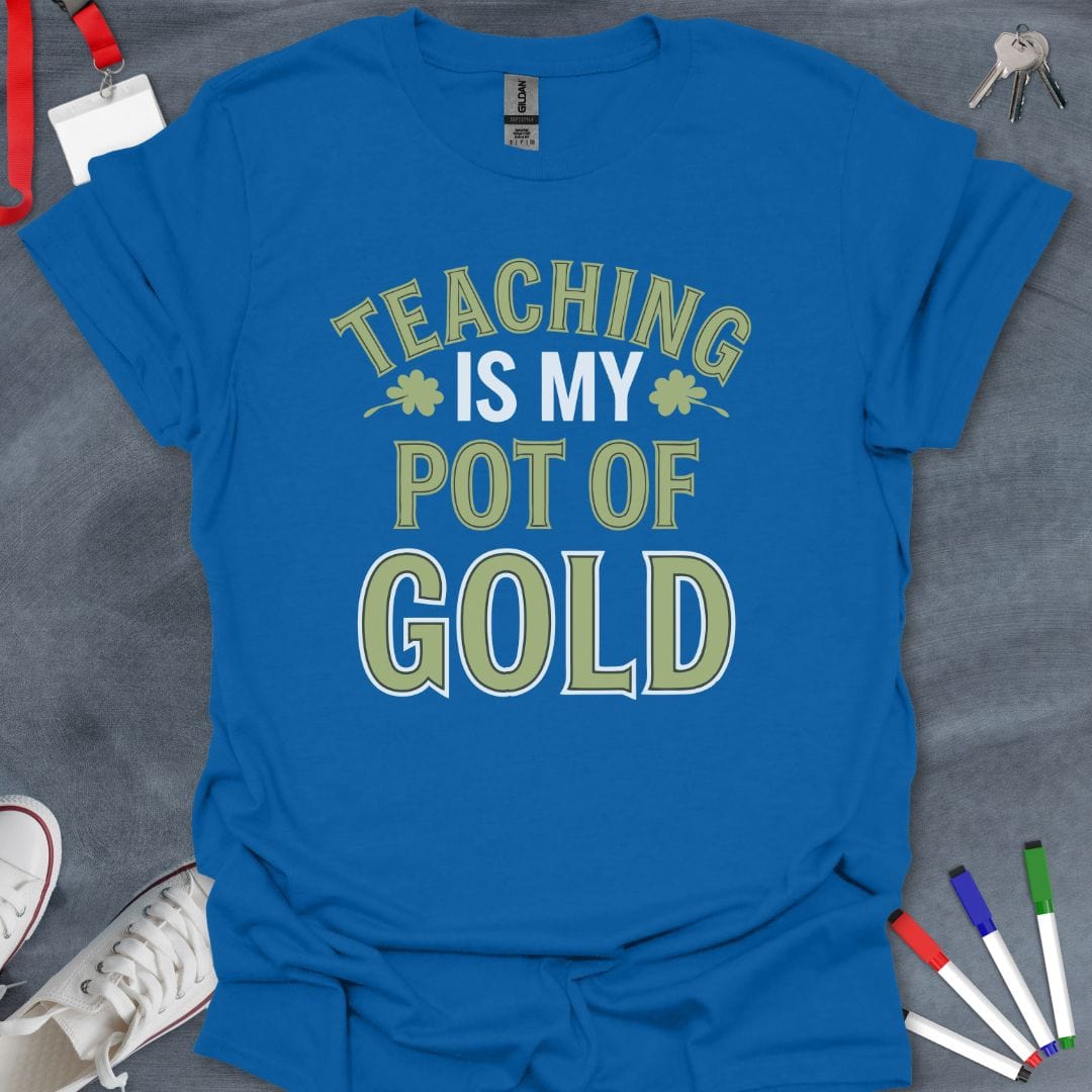 Teacher T-Shirt Royal / S Teaching Treasure T-Shirt