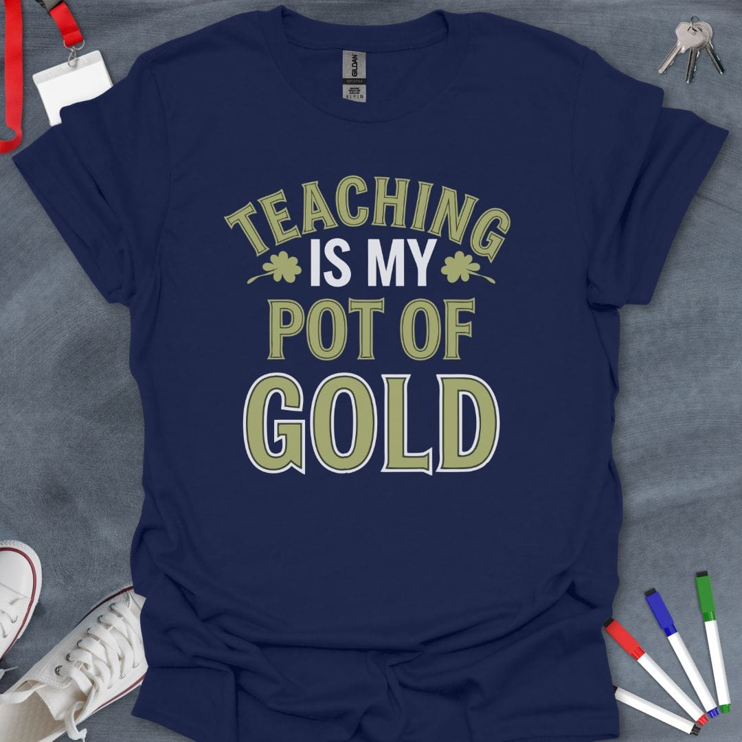 Teacher T-Shirt Navy / S Teaching Treasure T-Shirt