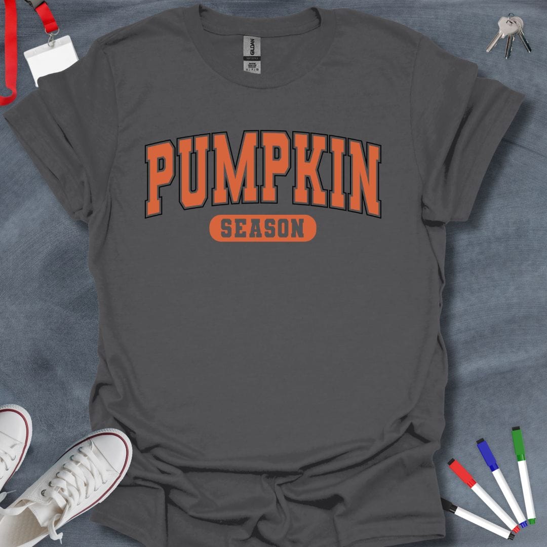 Teacher T-Shirt Charcoal / S Pumpkin Season T-Shirt