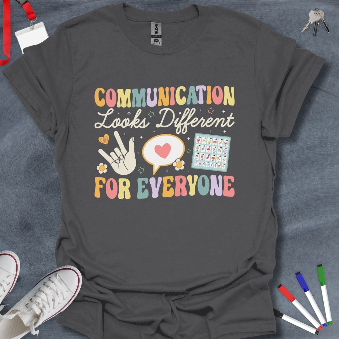 Teacher T-Shirt Charcoal / S Diverse Communication T-Shirt