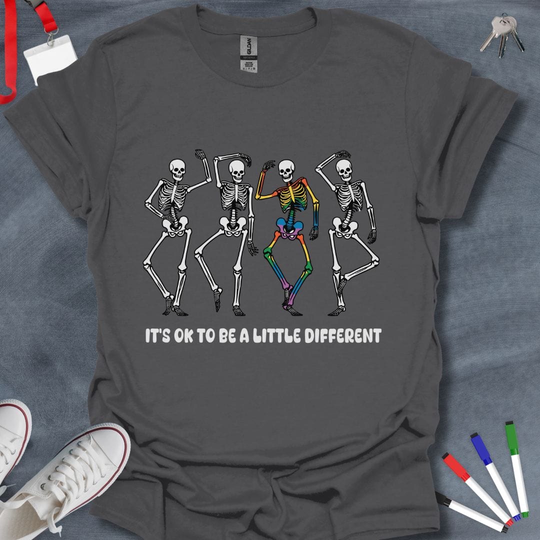 Teacher T-Shirt Charcoal / S Diversity Dance Skeleton T-Shirt